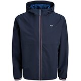 Jack & Jones Prehodna jakna 'JPRBLUALVES' nočno modra / rdeča / bela Cene