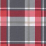  Jastuci za stolice 4 kom crveni karirani 100x50x3 cm od tkanine | shoptok.hr