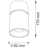 SPOT svetiljka NIXA 1xGU10/10W/230V crna/zlatna | Eponuda.com
