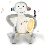 Zazu Mehka igrača z lučko in pomirjujočimi zvoki - opica MAX