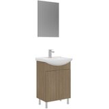 Hanah home Kupatilski ormarić sa umivaonikom i ogledalom (2 komada) Purus 55 465 | Eponuda.com