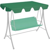 vidaXL Zamjenski krov za vrtnu ljuljačku zeleni 150 / 130x70 / 105 cm Cijene