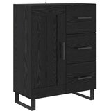  Highboard s ladicama 2 pcs Crni hrast 69,5 x 34 x 180 cm | Eponuda.ba