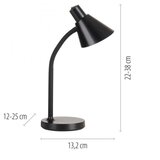 Just LIGHT. 11248-18 - LED fleksibilna stona lampa PIXIE LED/4,5W/230V crna | Eponuda.com