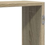 vidaXL Stenska polica sonoma hrast 129x18x42 cm inženirski les | Shoptok.si
