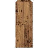vidaXL Regal za čevlje 2 kosa zložljiva starinski les 89,5x30x40 cm | Shoptok.si