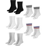 Urban Classics Accessoires Sports Socks 10-Pack blk/wht/gry+wht/nvy/rd+wht/blk | Shoptok.si