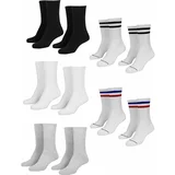 Urban Classics Accessoires Sports Socks 10-Pack blk/wht/gry+wht/nvy/rd+wht/blk