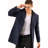 Dewberry PLT8376 MEN'S COAT-PATTERNED NAVY BLUE Cijene