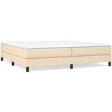  S oprugama i madracem krem 200 x 200 cm od tkanine | shoptok.hr