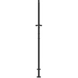  Vrtna vrata Crna 110 x 180 cm Čelik s praškastim premazom | shoptok.hr