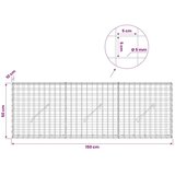  Gabion s žicom debljine 5 mm i mrežom 5x5 cm 150x10x50 cm - 10 cm 50 cm 150 cm | shoptok.hr