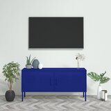 Furnova TV omarica mornarsko modra 105x35x50 cm jeklo, (21924663) Cene