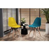 Jumi Skandinavski EVA stol, rumena plastika, (21888402) | Shoptok.si