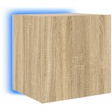  Zidni TV ormarić s LED svjetlima boja hrasta 40,5 x 35 x 40 cm | shoptok.hr