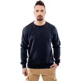 Glano Men's Hoodless Hoodie - navy