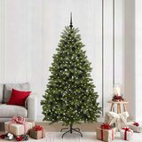  Umjetno božićno drvce Zelena 210 cm PVC i metal | shoptok.hr