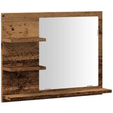Maison Chic Kopalniška omarica - Kopalniški kabinet z ogledalom artisan hrast 60x10,5x45 cm, (21794922) | Shoptok.si