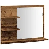 kopalniška omarica - kopalniški kabinet z ogledalom artisan hrast 60x10,5x45 cm, (21794922)