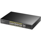 Cudy GS1018PS2 16-Port Gigabit PoE+ Switch with 2 Uplink Gigabit Ports and 2 Gigabit SFP Slots 200W | ePonuda.com