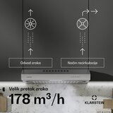 Klarstein SlimVent 60 Silver kuhinjska napa za svjež i prozračan zrak u kuhinji | shoptok.hr