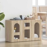  Strani šal Sonoma hrast 100 x 35 x 59 cm Konstruiran les, (5000107582) | Shoptok.si