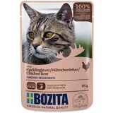 Bozita koščki v želeju vrečke 12 x 85 g - Piščančja jetra Cene