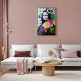  Plakat - Mona Lisa Pop-Art 40x60 Zlatni okvir | shoptok.hr