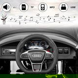  Dječji električni auto Audi RS s 2.4 G daljinskim upravljačem, muzikom i farovima, crne boje. | shoptok.hr