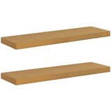  Polica na zidu 2 pcs Bež 90 x 23,5 x 4 cm Konstruirano drvo | shoptok.hr