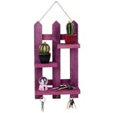 WALLXPERT 213-Mo Purple Wooden Key Holder | ePonuda.com