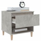  Noćni ormarići 2 kom boja betona 50x46x50 cm konstruirano drvo | Eponuda.com