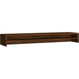  Stalak za monitor boja smeđeg hrasta 100 x 24 x 13 cm drveni | shoptok.hr