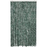  Zastor protiv muha zelena i bijela 118 x 220 cm od šenila | shoptok.hr