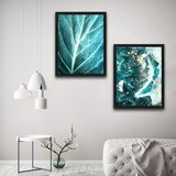 Wallity slika turquoise, 2 dela, 30 x 40cm Cene