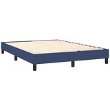  Krevet s oprugama i madracem plavi 140 x 190 cm od tkanine | shoptok.hr