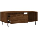 Stolić za kavu smeđa boja hrasta 90x50x36,5cm konstruirano drvo | shoptok.hr