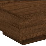  Stolić za kavu s LED svjetlima smeđi hrast 55x55x31cm | shoptok.hr