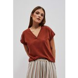 Marisse Women's T-Shirt L-Ts-4076 Brown Cene