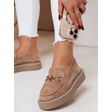 DStreet Mokasyny damskie na platformie LOFELIS khaki | shoptok.hr