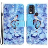 INORCO Ovitek za telefon z denarnico iz PU usnja za Nokia C32/C22, pokrov stojala za telefon s tiskanjem 3D vzorcev, (22033453) Cene