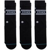 Stance Nogavice crew basic 3 pack crew black | Shoptok.si