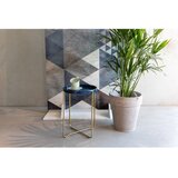 White Label Kovinska okrogla stranska mizica ø 42 cm Celina – | Shoptok.si