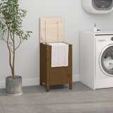 vidaXL Kutija za rublje boja meda 44 x 44 x 76 cm od masivne borovine Cijene