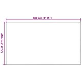  Tepih za šator bež 400 x 800 cm HDPE | shoptok.hr