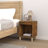  Nočna omarica dimljeni hrast 40x35x50 cm, (20730323) | Shoptok.si