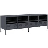 TV ormarić antracit 135 x 39 x 43,5 cm hladno valjani čelik | shoptok.hr