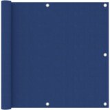 Balkonski zastor plavi 90 x 400 cm od tkanine Oxford | shoptok.hr