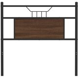  Zamjensko uzglavlje smeđa boja hrasta 75 cm konstruirano drvo i čelik | shoptok.hr