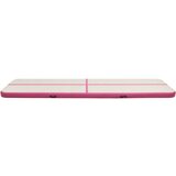  Strunjača na napuhavanje s crpkom 600 x 100 x 15 cm PVC roza | shoptok.hr